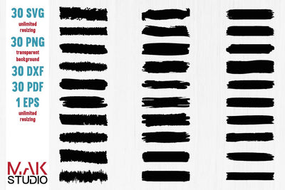 Paint brushes bundle, Paint brushes bundle svg, Paint brushes svg bundle, Paint brushe svg, Paint brushe dxf SVG MAKStudion 