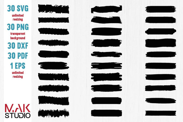 Paint brushes bundle, Paint brushes bundle svg, Paint brushes svg bundle, Paint brushe svg, Paint brushe dxf SVG MAKStudion 