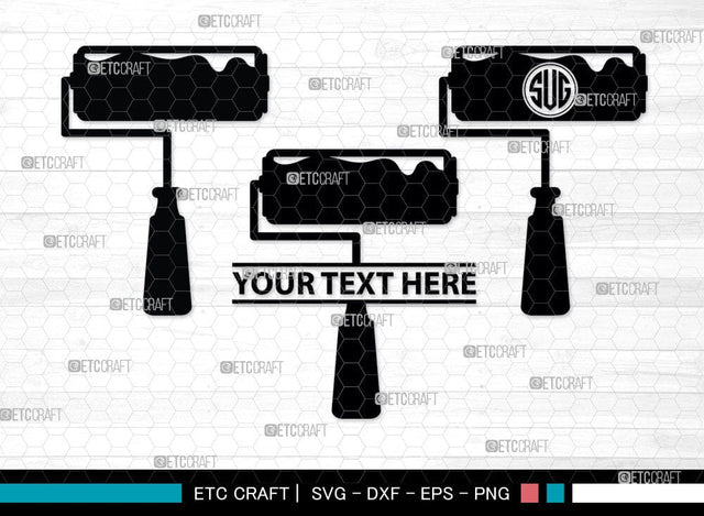 Paint Icons Set Monogram, Paint Icons Silhouette, Paint Icons Svg, Brush Paint Svg, Drawing Svg, Painting Svg, Paint Icons Set Svg, SB00082 SVG ETC Craft 