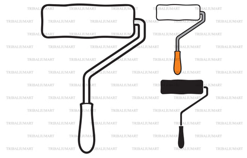 Paint roller SVG TribaliumArtSF 