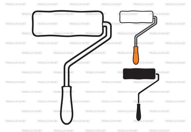 Paint roller SVG TribaliumArtSF 