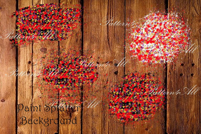 Paint Splatters background Red,Purple, Gold,bleached shirts,Splotches,Paint Drip,Brushes Painted Blobs, Watercolor Shapes, Splashes Download Sublimation ArtStudio 