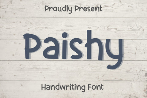 Paishy Font Aisyah 