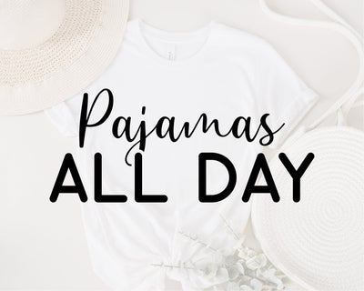 Pajamas all day svg, Adulting svg, Stay home svg, Mom Life svg, Stay Home Svg, Introvert Svg, Quarantine Svg, Sleeping Svg, Weekend Svg SVG Fauz 