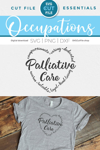 Palliative care svg, Hospice svg, hospice worker svg SVG SVG Cut File 