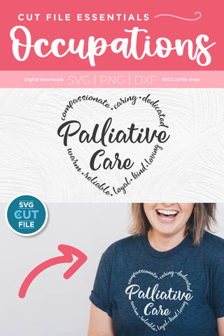 Palliative care svg, Hospice svg, hospice worker svg SVG SVG Cut File 
