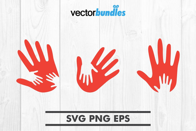 Palm hand clip art svg SVG vectorbundles 