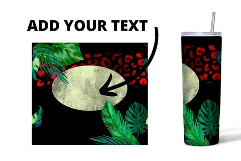 Palm Leaf Tumbler Sublimation Sublimation SvgOcean 