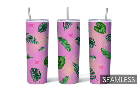 Palm Leaf Tumbler Sublimation Sublimation SvgOcean 
