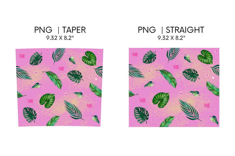Palm Leaf Tumbler Sublimation Sublimation SvgOcean 