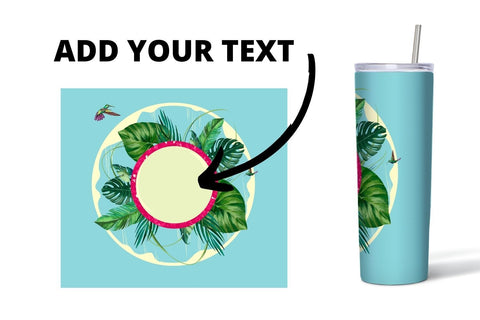 Palm Leaf Tumbler Sublimation Sublimation SvgOcean 