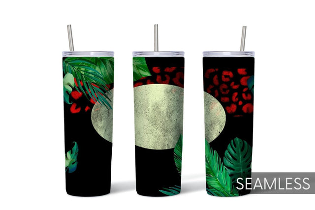 Palm Leaf Tumbler Sublimation Sublimation SvgOcean 