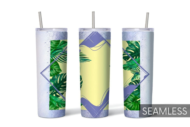 Palm Leaf Tumbler Sublimation Sublimation SvgOcean 