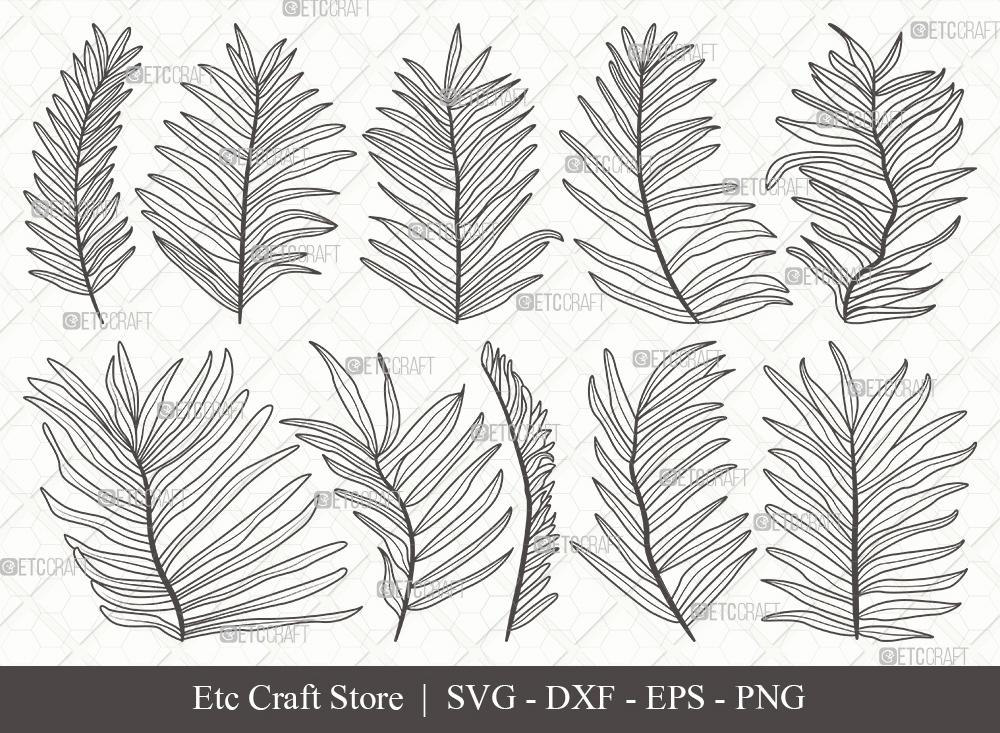 Buy Tropical Leaves, Pencil Drawing Leaves,tropical Leaf Clip Art, Hand Drawn  Tropical, Line Art Wall Decor, 30elements Online in India - Etsy