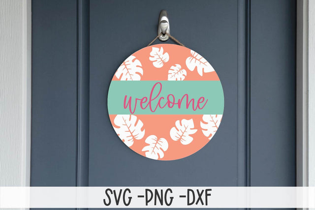 Palm SVG-Welcome SVG-Summer SVG SVG Linden Valley Designs 