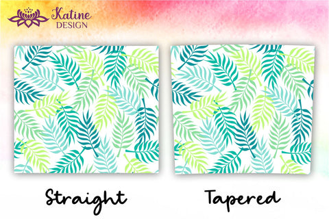 Palm Tree Leaves Tumbler, Tropical tumbler, Floral tumbler, Summer Tumbler Wrap Bundle for 20 oz Skinny Sublimation Wrap Design. Straight and Tapered Sublimation Wrap Design. PNG file Sublimation KatineDesign 