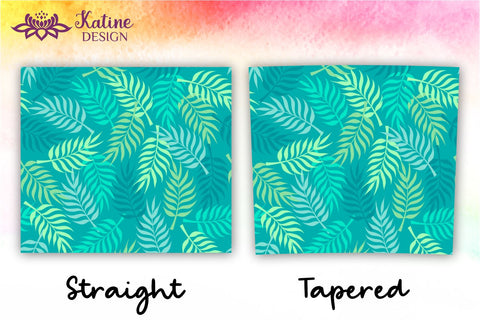 Palm Tree Leaves Tumbler, Tropical tumbler, Floral tumbler, Summer Tumbler Wrap Bundle for 20 oz Skinny Sublimation Wrap Design. Straight and Tapered Sublimation Wrap Design. PNG file Sublimation KatineDesign 