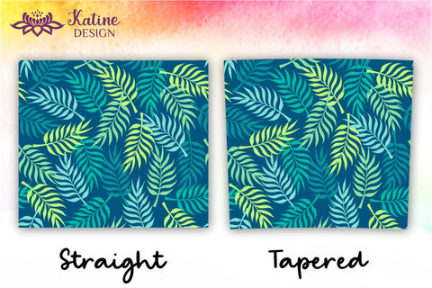 Palm Tree Leaves Tumbler, Tropical tumbler, Floral tumbler, Summer Tumbler Wrap Bundle for 20 oz Skinny Sublimation Wrap Design. Straight and Tapered Sublimation Wrap Design. PNG file Sublimation KatineDesign 