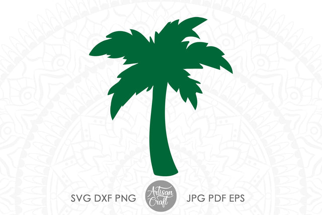 Palm tree PNG, SVG, Clipart, Silhouette, Vector SVG Artisan Craft SVG 