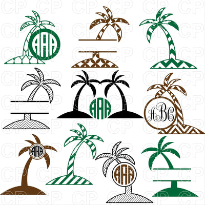 Palm Tree SVG Bundle SVG cutperfectstudio