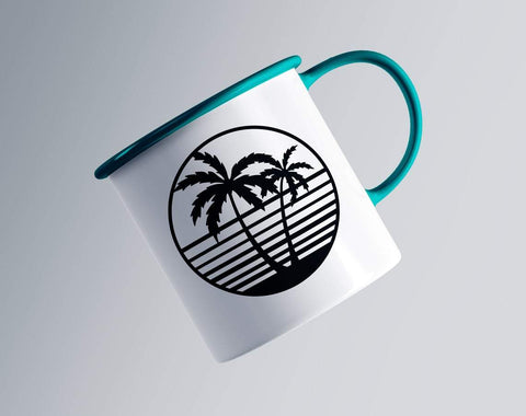 Palm tree svg, dxf files for plasma, cnc files for wood, tropical svg, summer svg, beach svg, tree svg, palm tree clipart, vacation svg SVG CutLeafSvg 