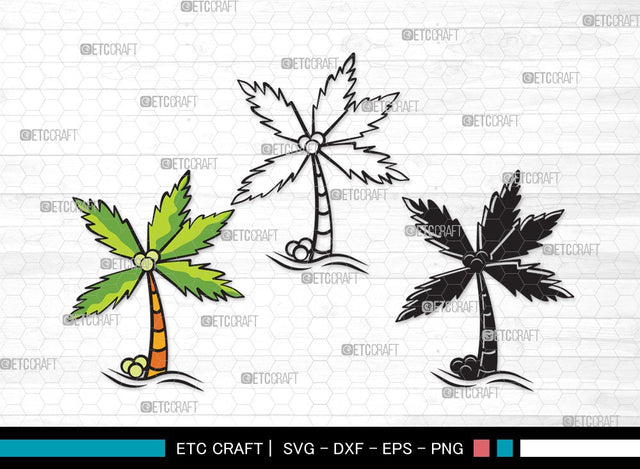Palm Tree SVG | Palm Svg | Tree Svg | Summer Svg | Palm Tree Clipart SVG ETC Craft 