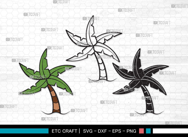 Palm Tree SVG | Palm Svg | Tree Svg | Summer Svg | Palm Tree Clipart SVG ETC Craft 