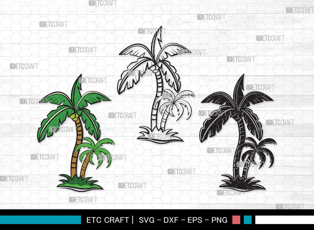 Palm Tree SVG | Palm Svg | Tree Svg | Summer Svg | Palm Tree Clipart SVG ETC Craft 