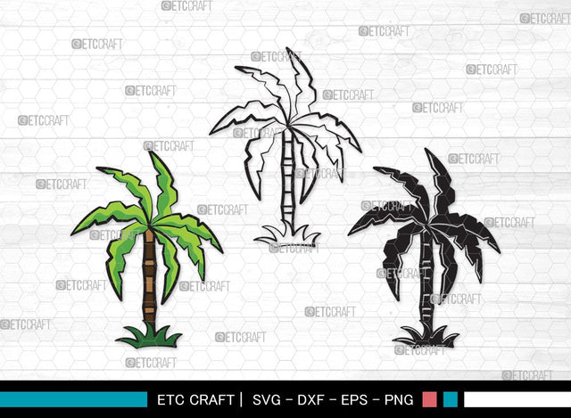 Palm Tree SVG | Palm Svg | Tree Svg | Summer Svg | Palm Tree Clipart SVG ETC Craft 