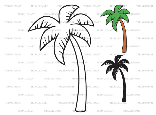 Palm Tree SVG TribaliumArtSF 