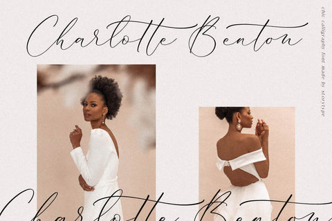 Palmer Corella - Chic Calligraphy Font Font Storytype Studio 