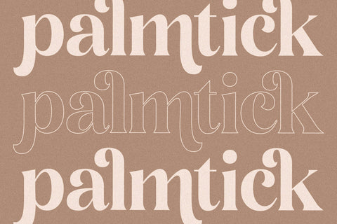 palmtick Typeface Font Storytype Studio 