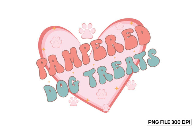 Pampered Dog Treats-01 sublimation Design Sublimation designmaster24 