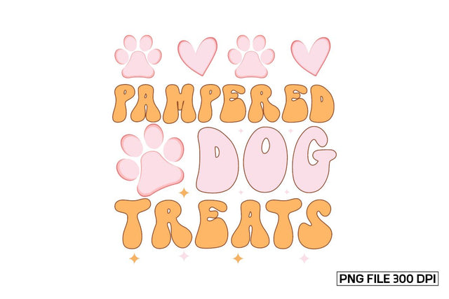 Pampered Dog Treats sublimation Design Sublimation designmaster24 