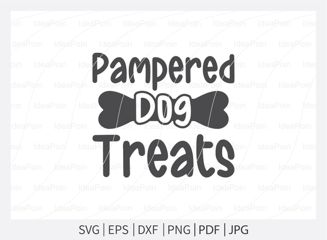 Pampered dog treats Svg, Dog treats Svg, Dog svg Cut File, Dog Treat svg, Treats SVG Paw Print SVG, Dog lover svg, Bone Appetit SVG, Dog Bone Svg, Dog svg Bundle, Dog Decor, viny SVG Dinvect 