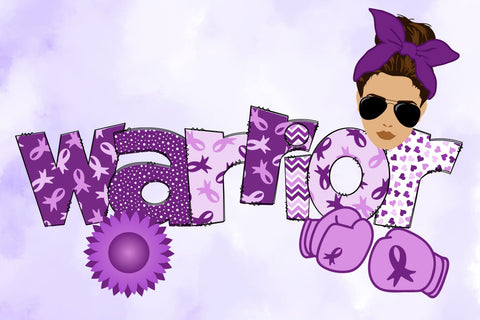Pancreatic Cancer Awareness Doodle Letters PNG, Wear Purple Alpha Bundle SVG Crafty Mama Studios 