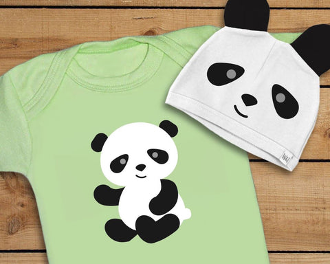 Panda Bear Waving SVG Designed by Geeks 