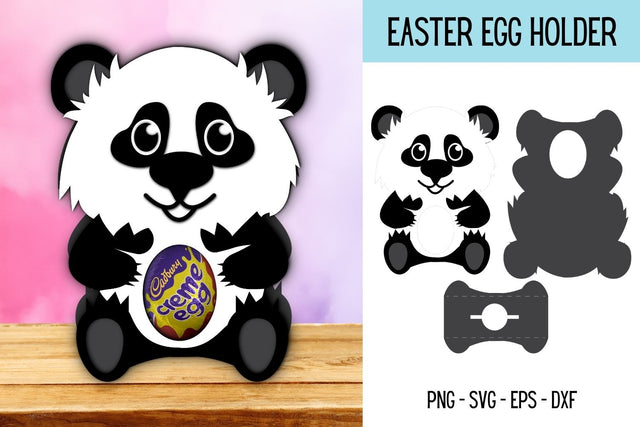 Panda Egg Holder SVG SVG SvgOcean 
