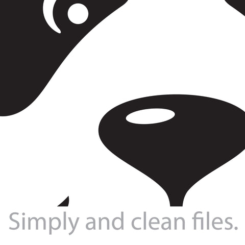 Panda head SVG TribaliumArtSF 