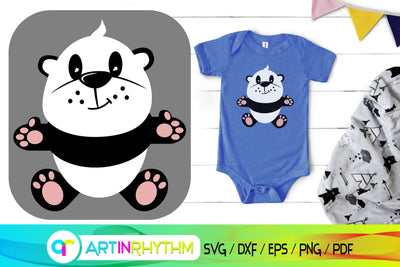 panda svg, animals svg SVG Artinrhythm shop 