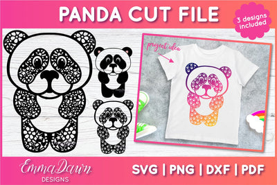 Panda SVG SVG Emma Dawn Designs 