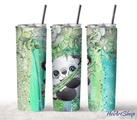 Panda Tumbler PNG Sublimation, Cute Tumbler Png Sublimation _HelArtShop_ 