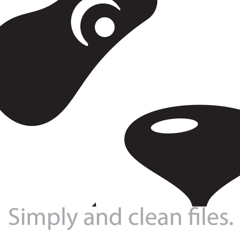 Panda with flowers SVG TribaliumArtSF 