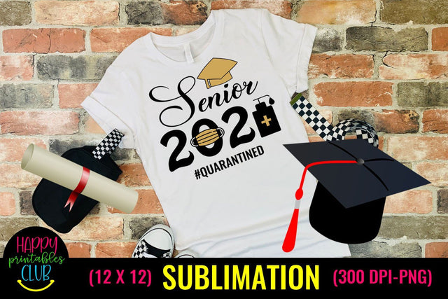 Pandemic Senior 2021 Graduation Sublimation- Graduation Sublimation Happy Printables Club 