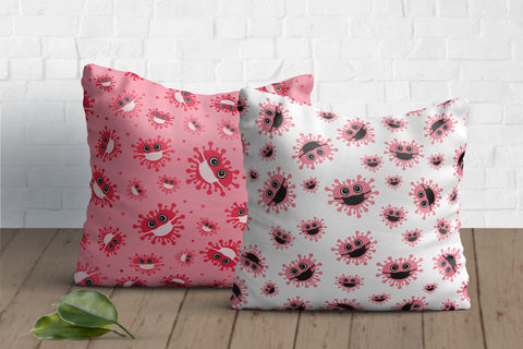 Pandemic Valentines Day pattern. Covid Valentine Digital Pattern LaBelezoka 