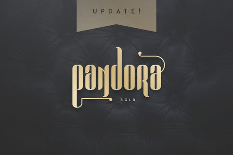 Pandora Display font Font VPcreativeshop 