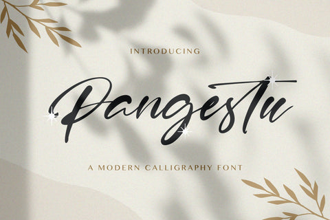 Pangestu - Calligraphy Font Font StringLabs 