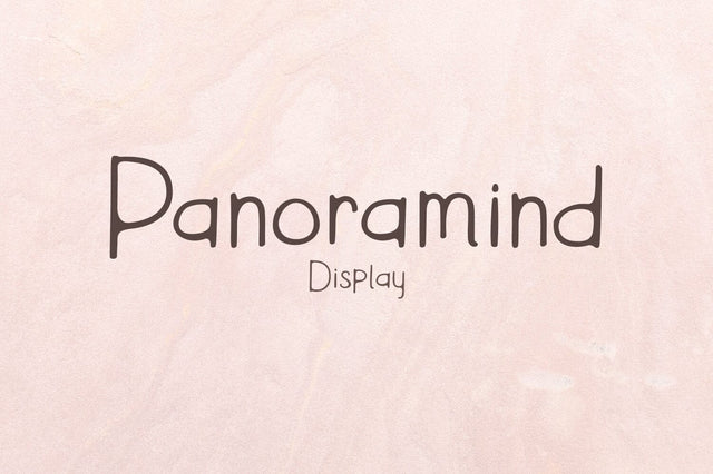 Panoramind Display Font Font Fadeline Std. 