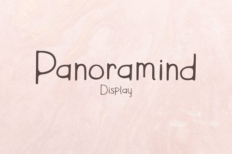 Panoramind Display Font Font Fadeline Std. 