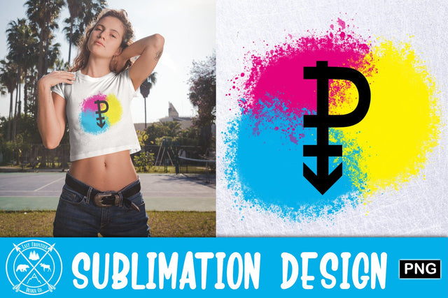 Pansexual Symbol Sublimation Design Sublimation Last Frontier Design Co. 